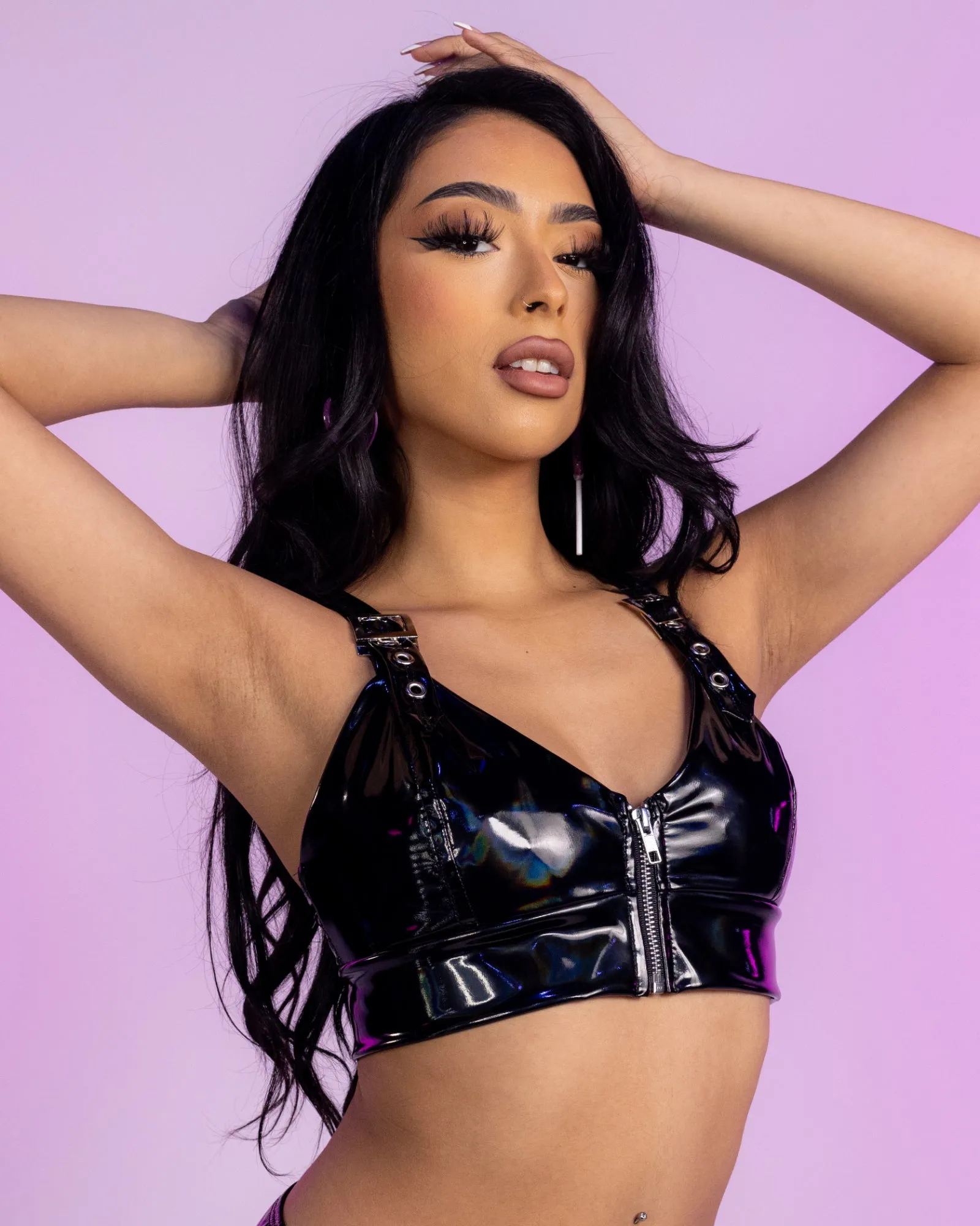 Destructive Love Zipper Top