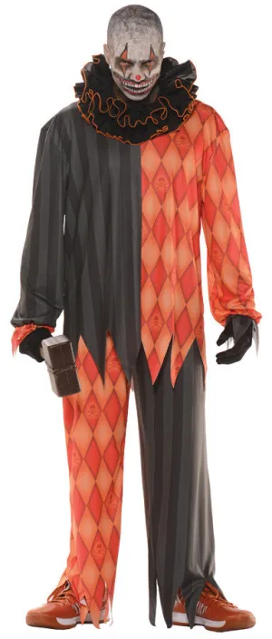 Evil Clown No Mask Teen Child Unisex Costume