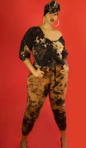 Fallon Aurielle Signature Acid Wash Jogger Set