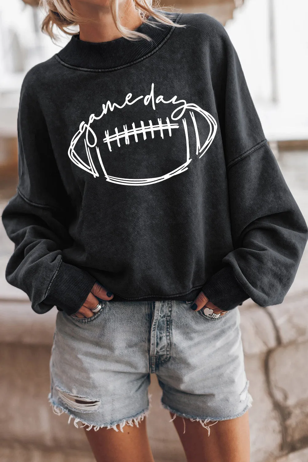 Game day FOOTBALL Graphic Sweatshirt