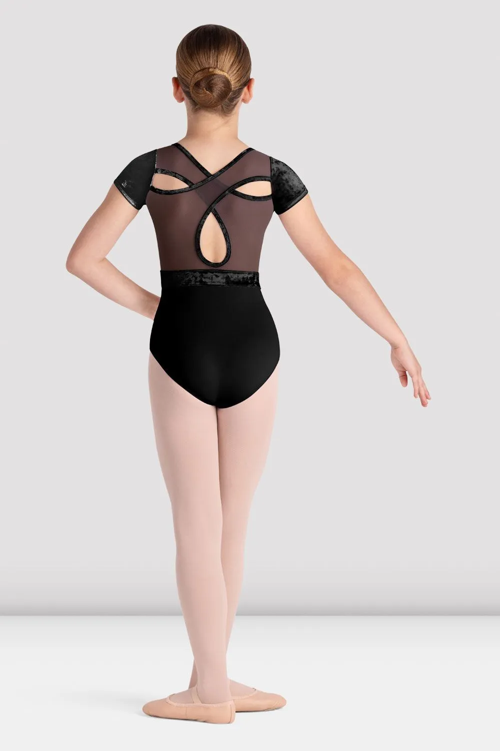 Girls Amelia Cap Sleeve Leotard