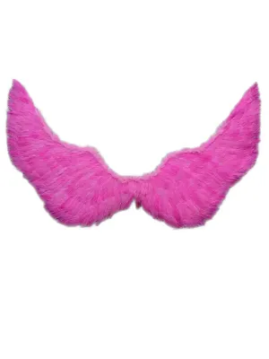 Girls Pink Feather Wings