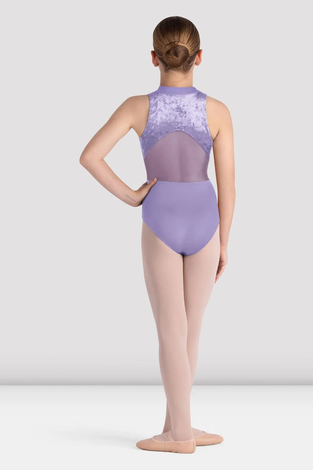 Girls Tanya Zip Front Leotard