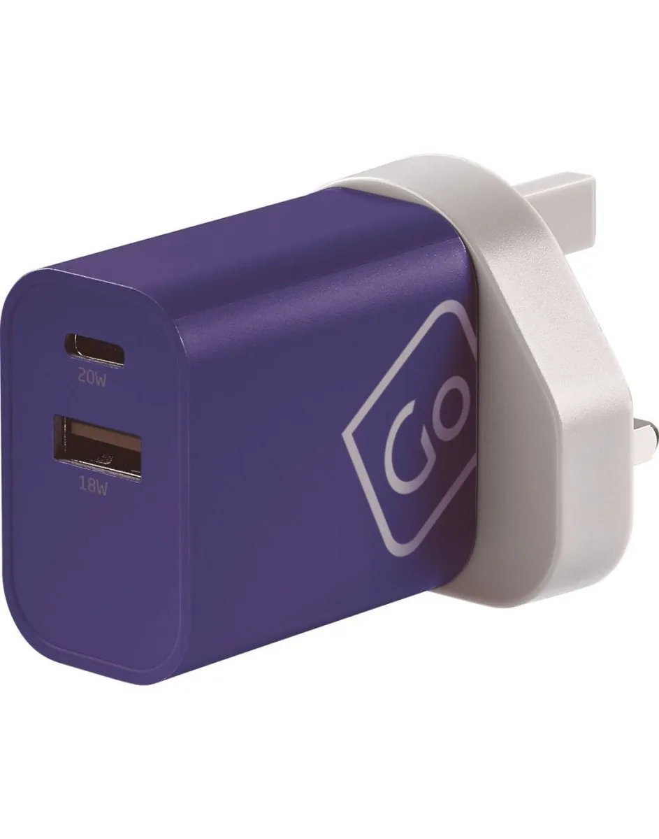 Go Travel Worldwide USB-A & USB-C Charger  