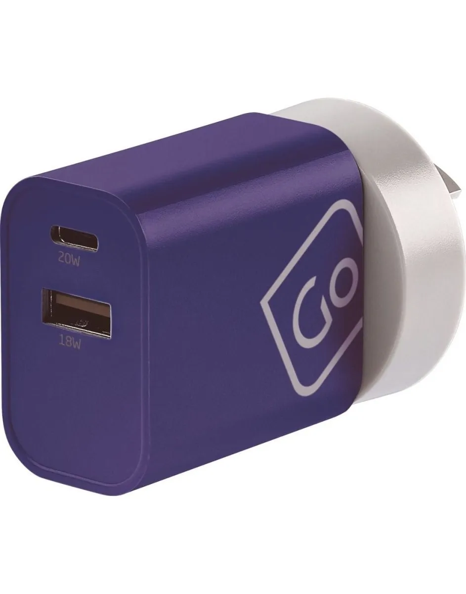 Go Travel Worldwide USB-A & USB-C Charger  