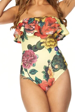 GODDESS FLOWER BODY SUIT