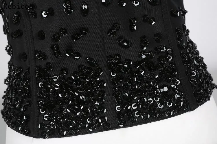 Gorgeous Rhinestone Push Up Corset