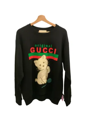 Gucci Kitten Crew Neck Sweater Size XS