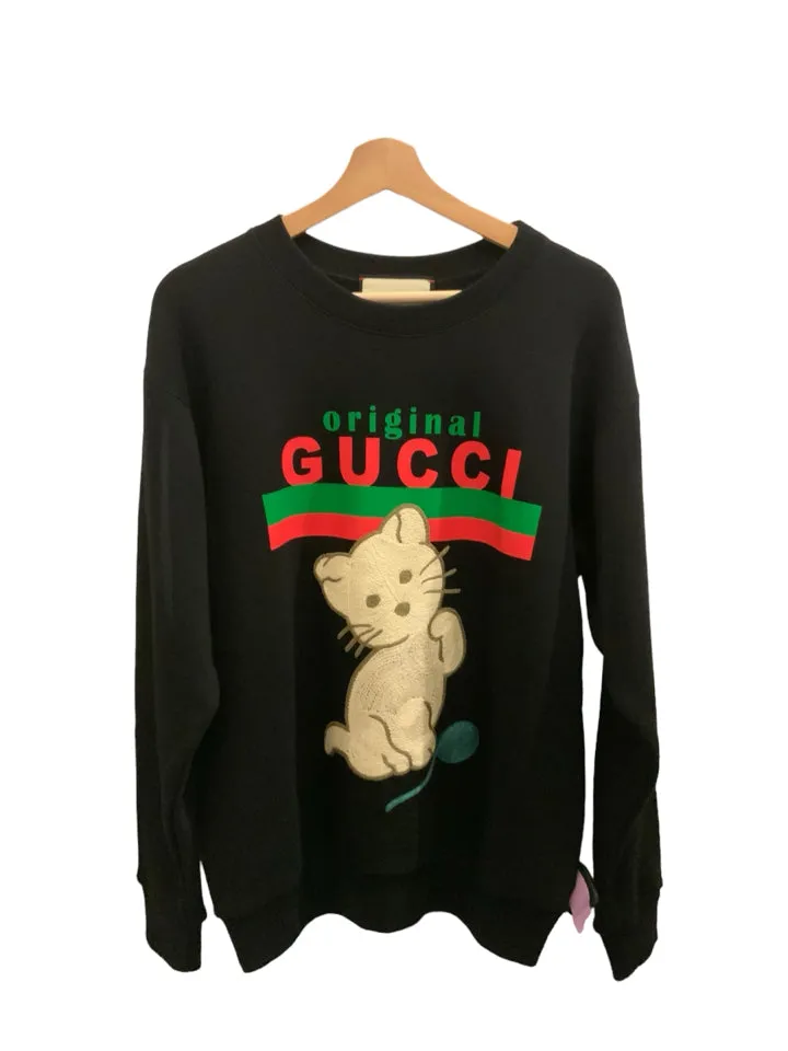 Gucci Kitten Crew Neck Sweater Size XS