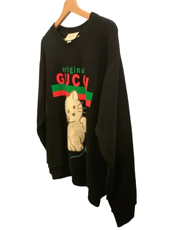Gucci Kitten Crew Neck Sweater Size XS