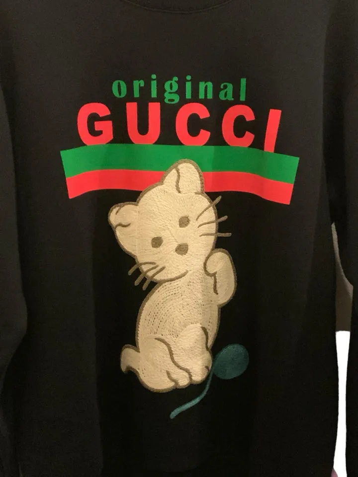 Gucci Kitten Crew Neck Sweater Size XS
