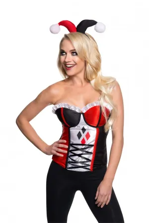 Harley Quinn Headband Accessory for Adults