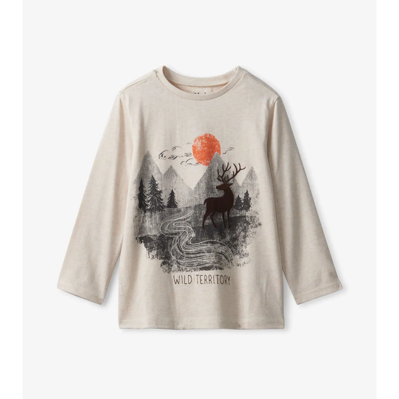 Hatley Boys Rocky Landscape Long Sleeve T-Shirt