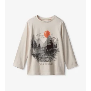 Hatley Boys Rocky Landscape Long Sleeve T-Shirt