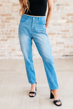 Hazel Blues® |  Beck and Call Rhinestone Pants