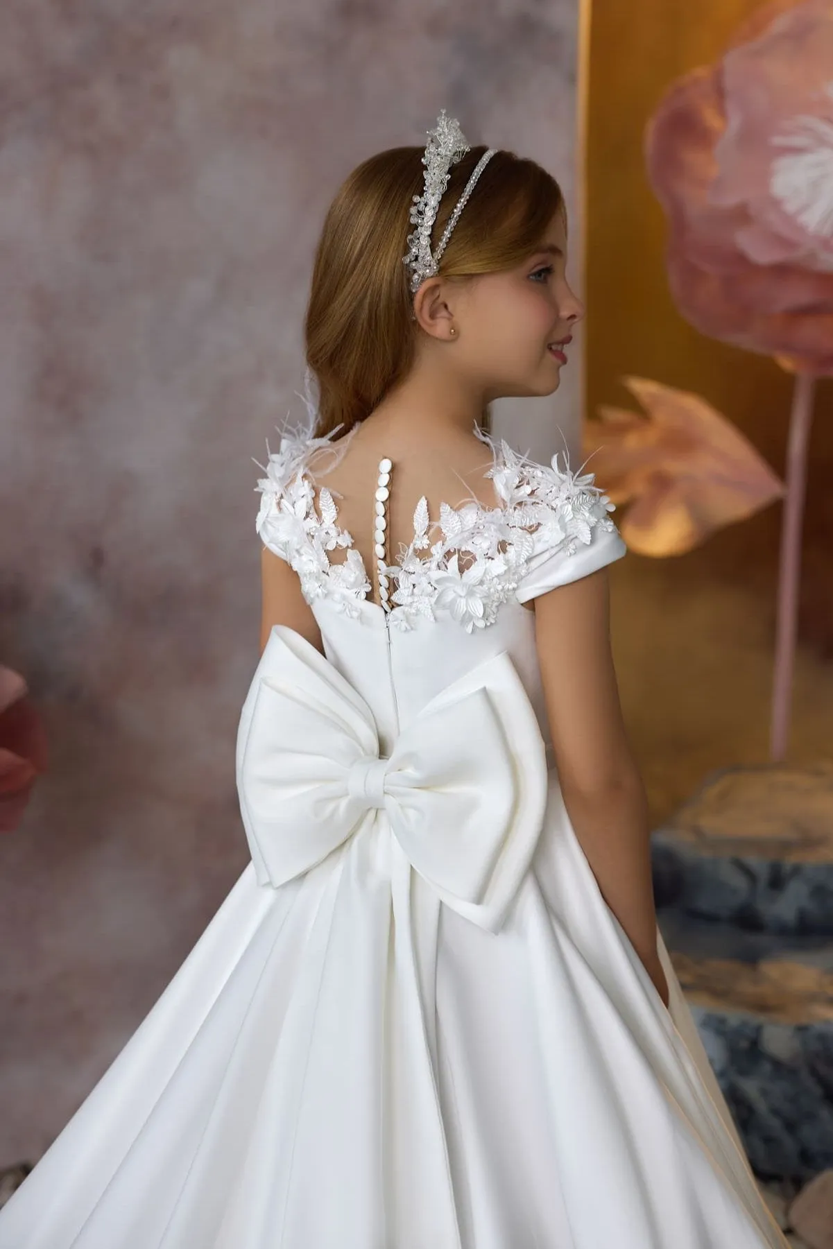 Heavenly Petals Communion Gown