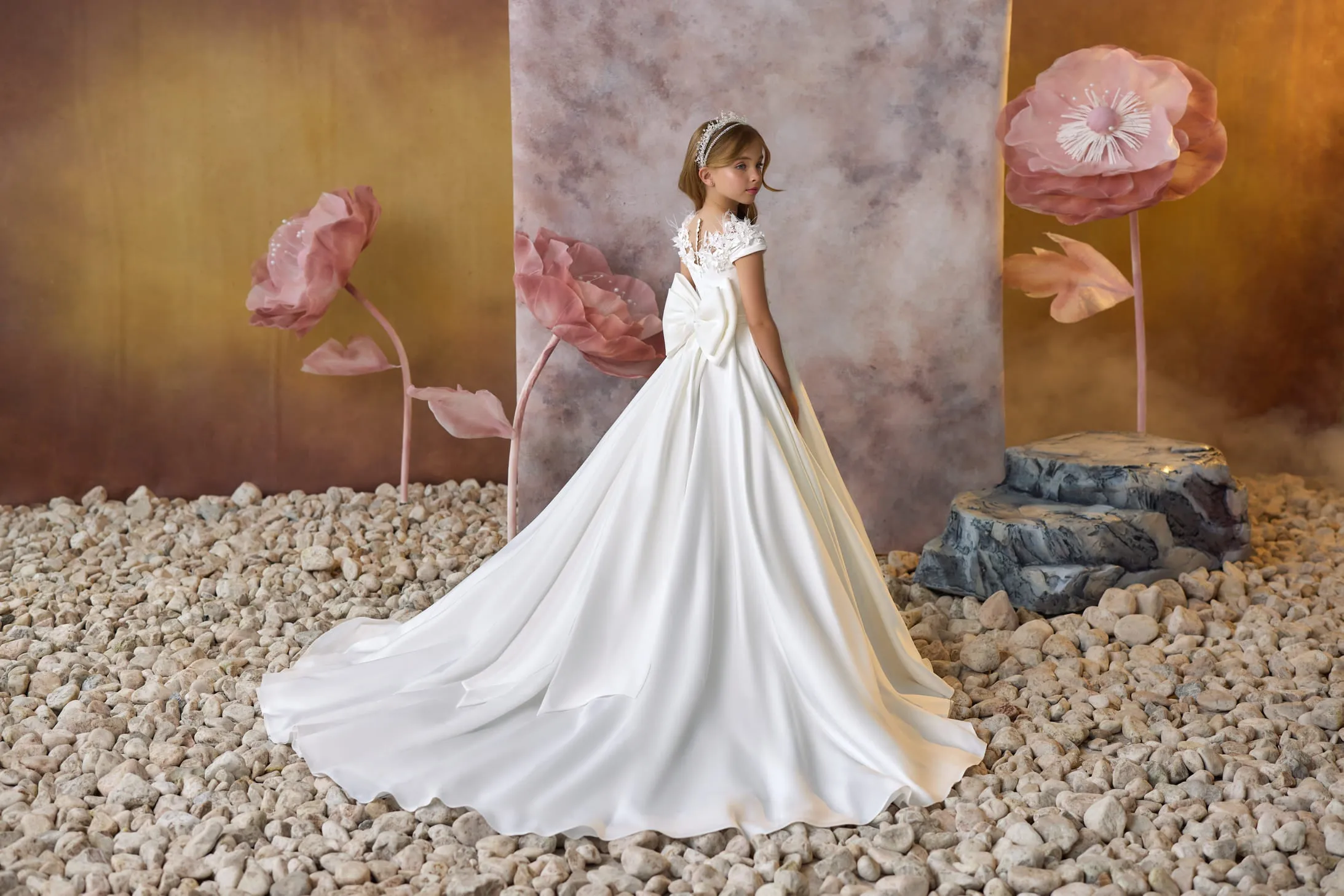 Heavenly Petals Communion Gown