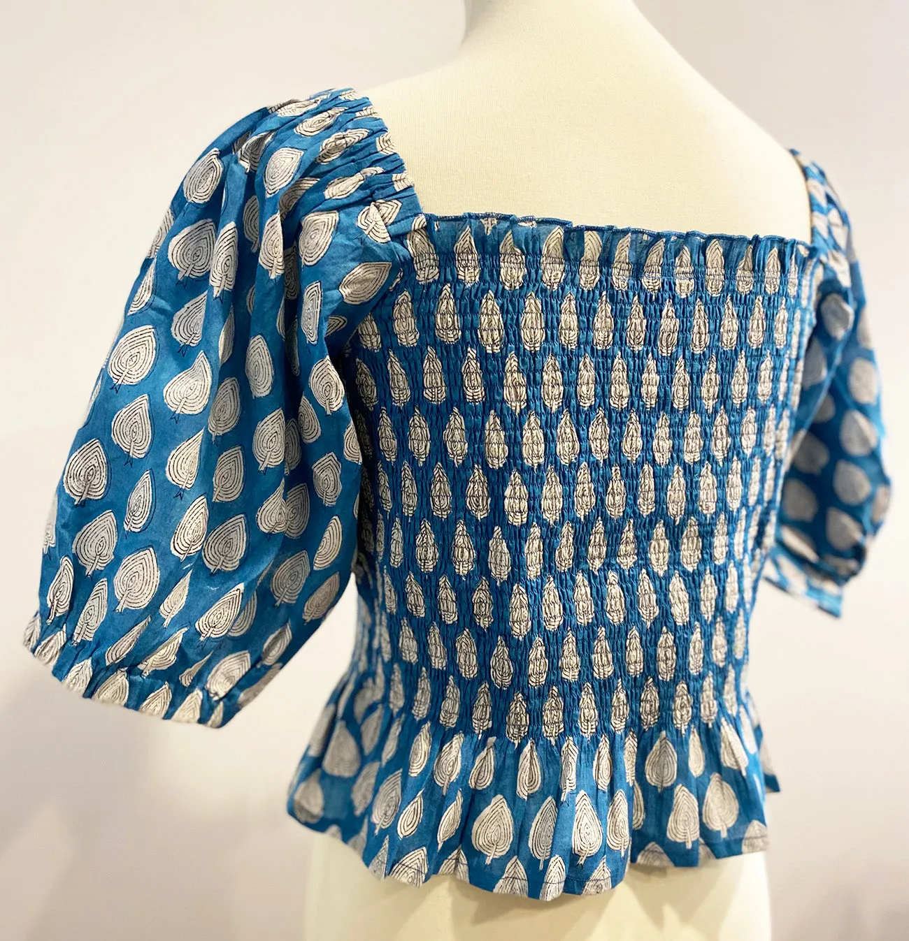 Ibiza Top | Bagru Blue