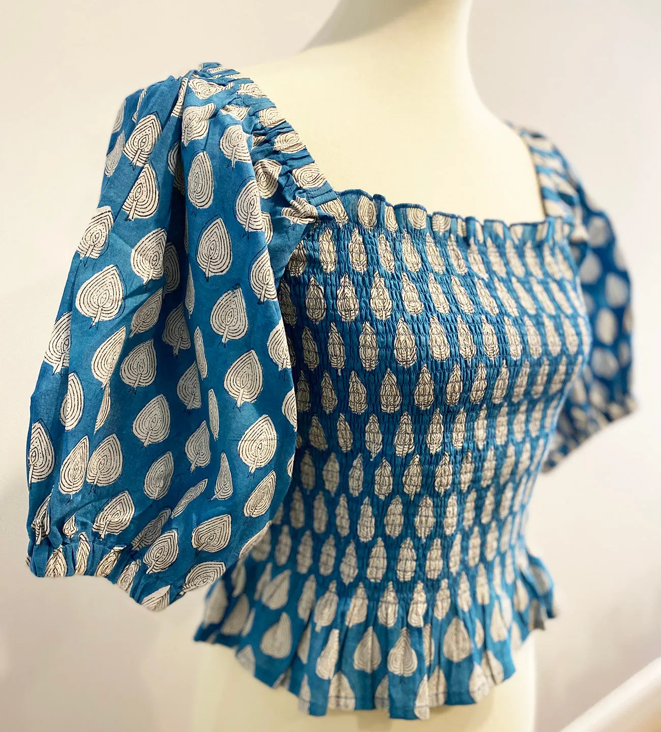Ibiza Top | Bagru Blue