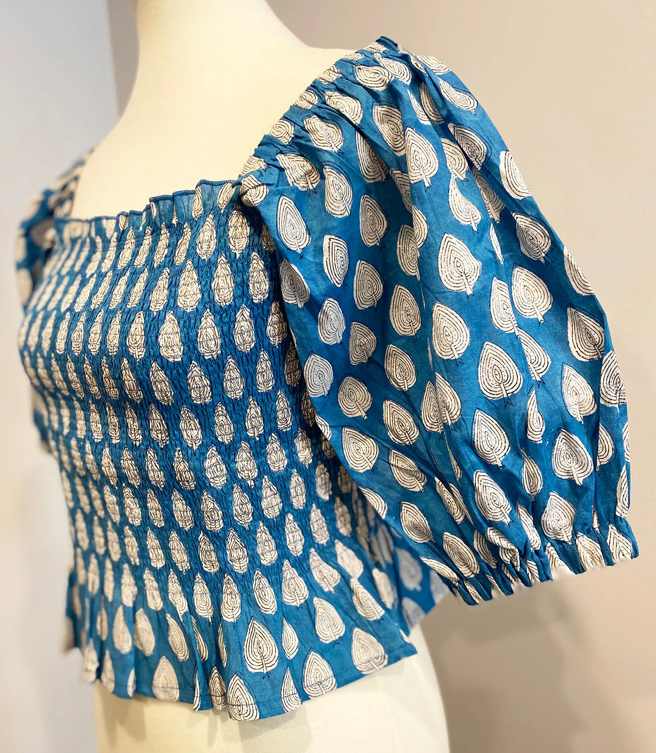 Ibiza Top | Bagru Blue