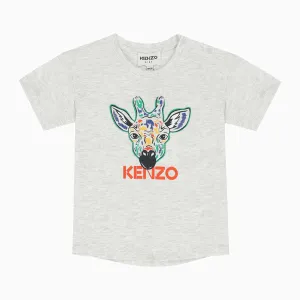 Kid's Giraffe Short Sleeves T Shirt