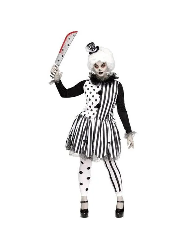 Killer Clown Adult Costume Plus Size