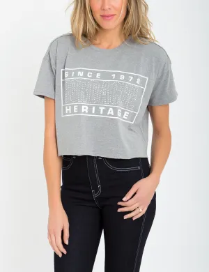 Kimberly Studded Crop Tee