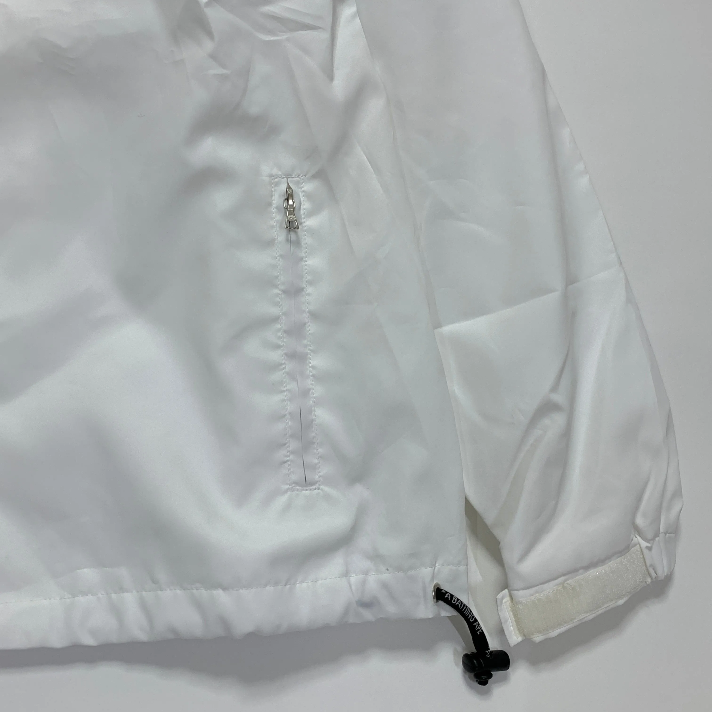 [L] A Bathing Ape Bape Vintage Footsoldier Rainbow Nylon Hooded Jacket
