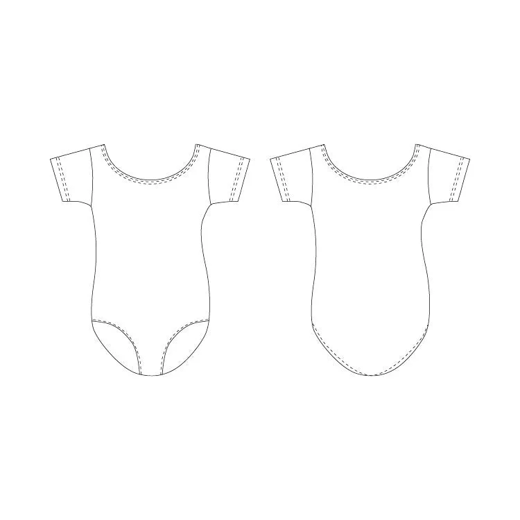 L3602B - Bloch Bannon Cap Sleeve Boys Leotard