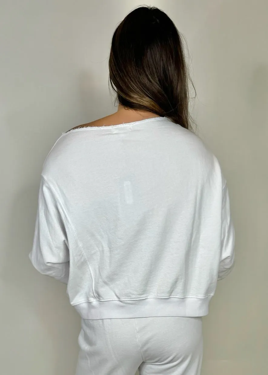 LA Made Maggie Off Shoulder Pullover