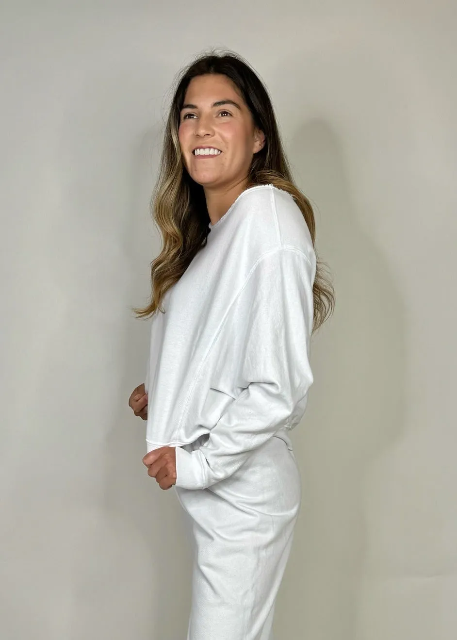 LA Made Maggie Off Shoulder Pullover