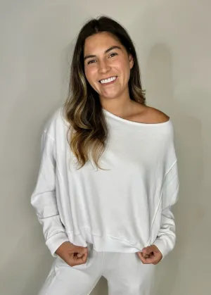 LA Made Maggie Off Shoulder Pullover