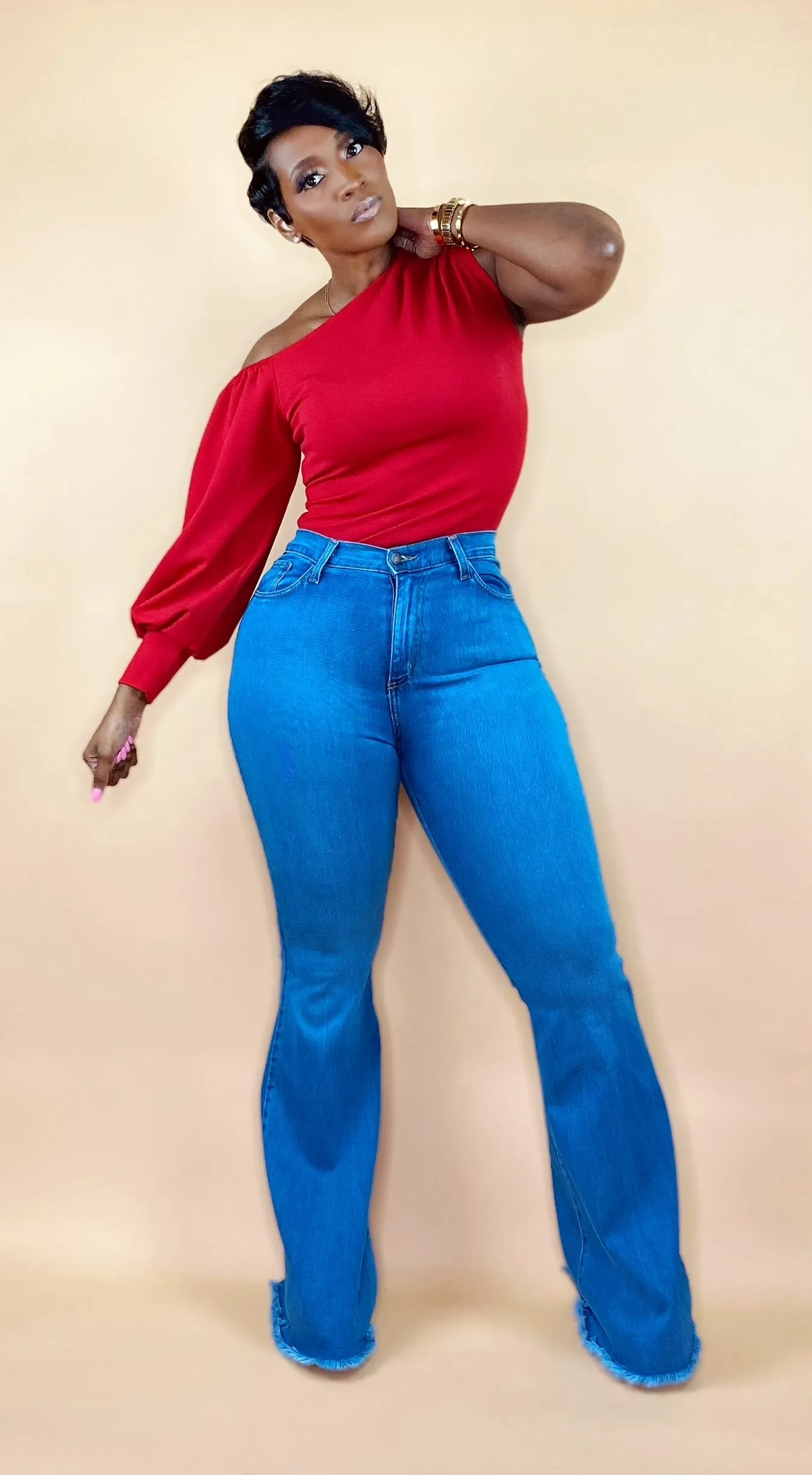 LAVISH TOP (RED)