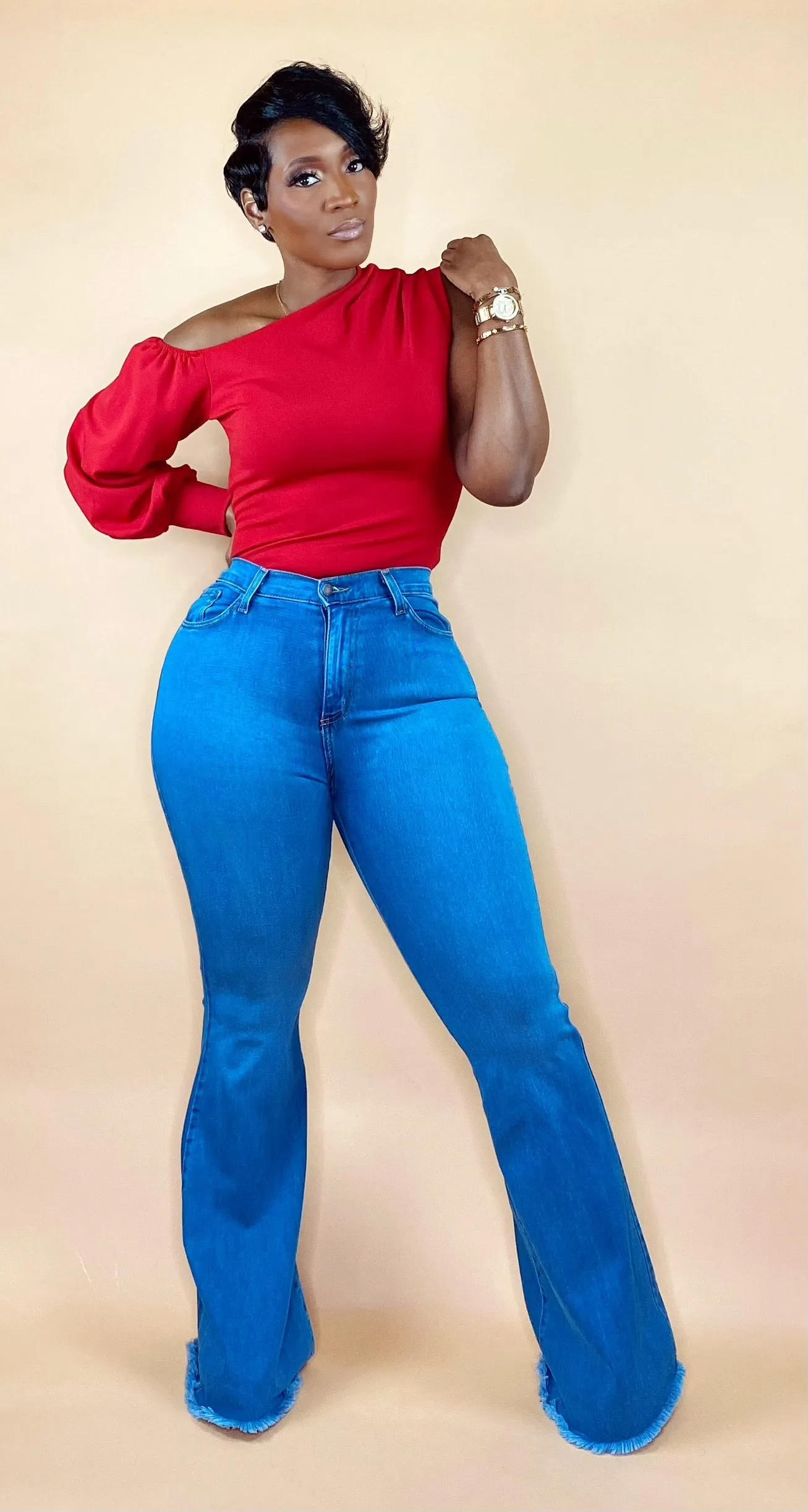 LAVISH TOP (RED)