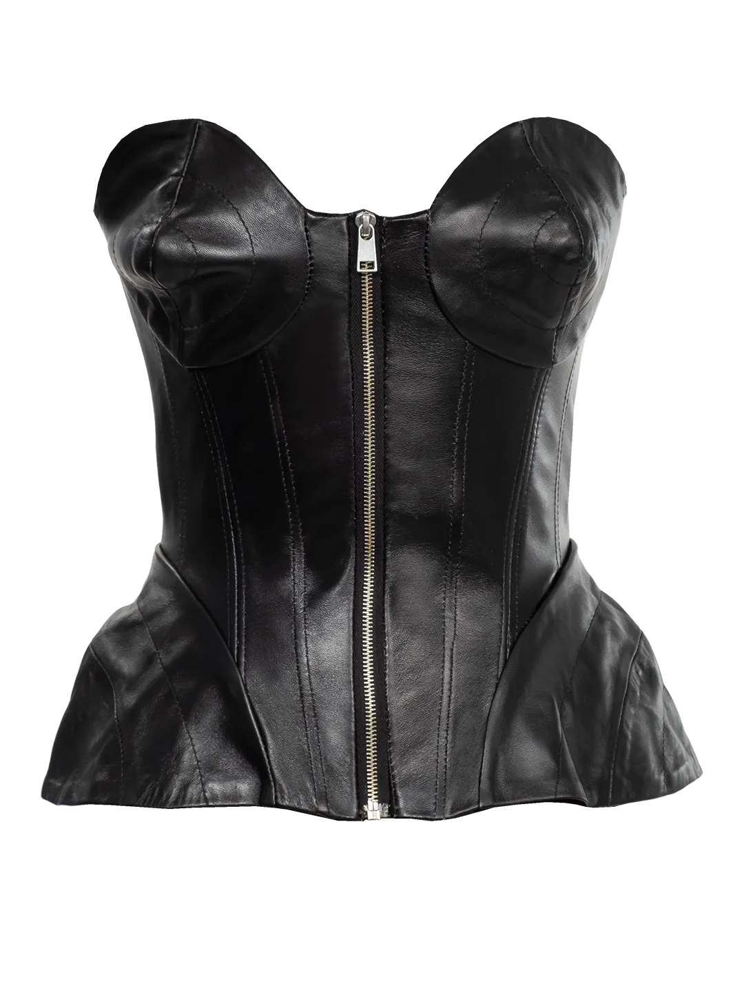 Leather Corset Top