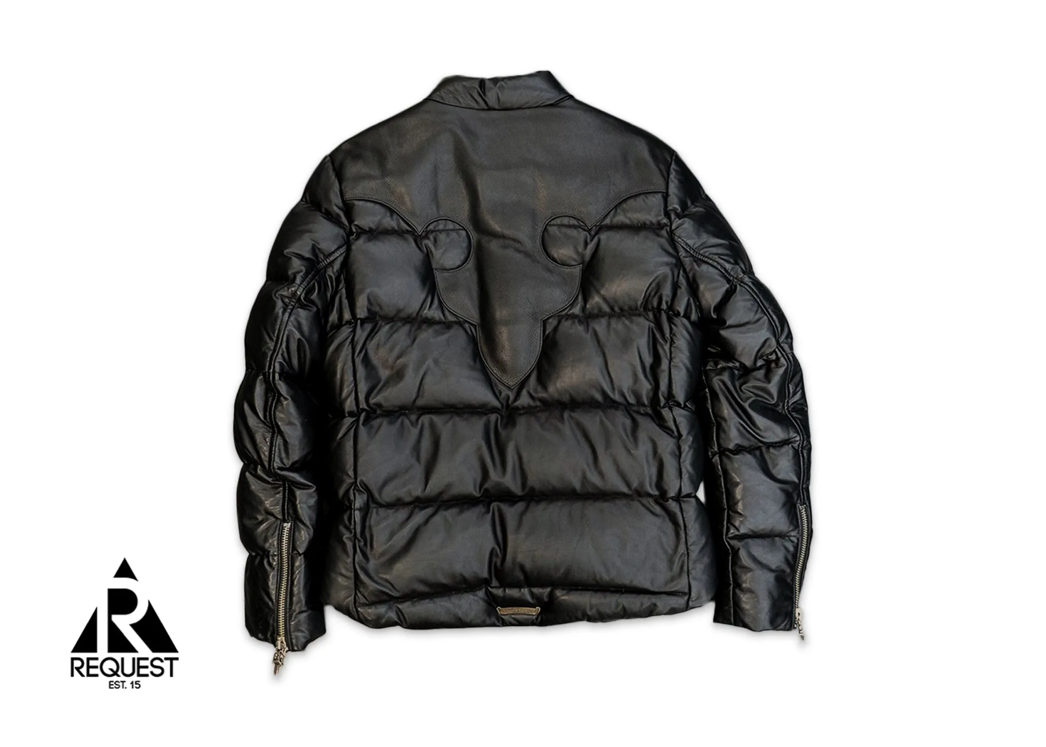 Leather Puffer Jacket