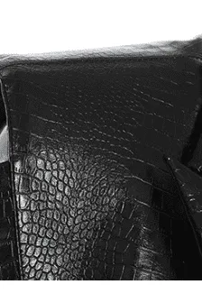 Leather stitching vest