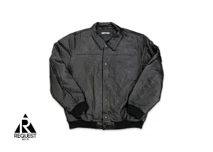 Leather Web Jacket "Black"