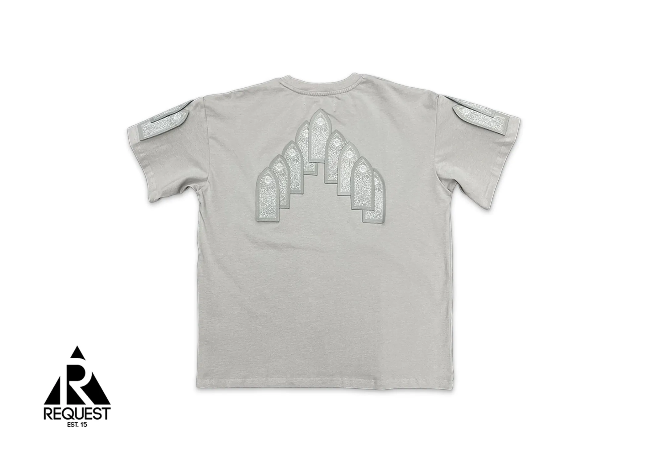 Leather Window Jersey Tee "Vintage Grey"