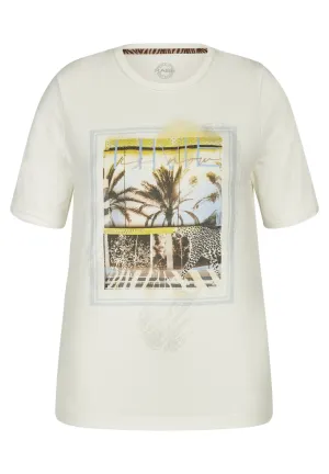 LEOPARD STUDDED T-SHIRT