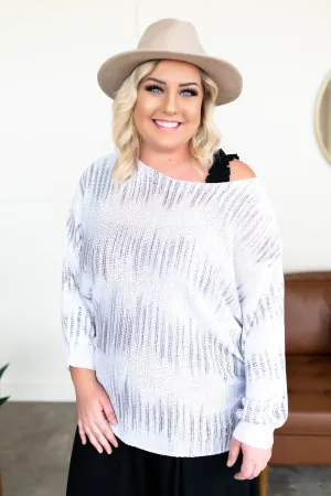 Lessons Learned Tie Dye Knit Top In Neutrals