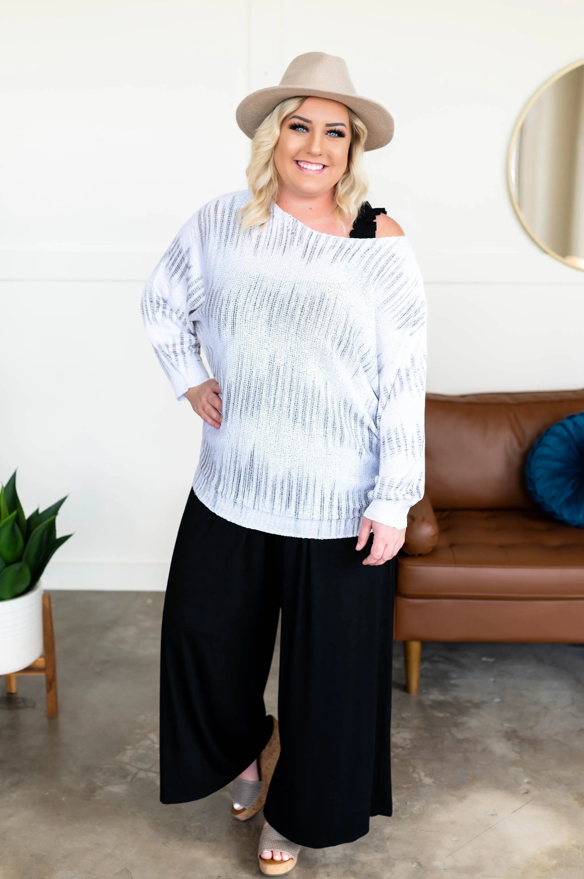 Lessons Learned Tie Dye Knit Top In Neutrals