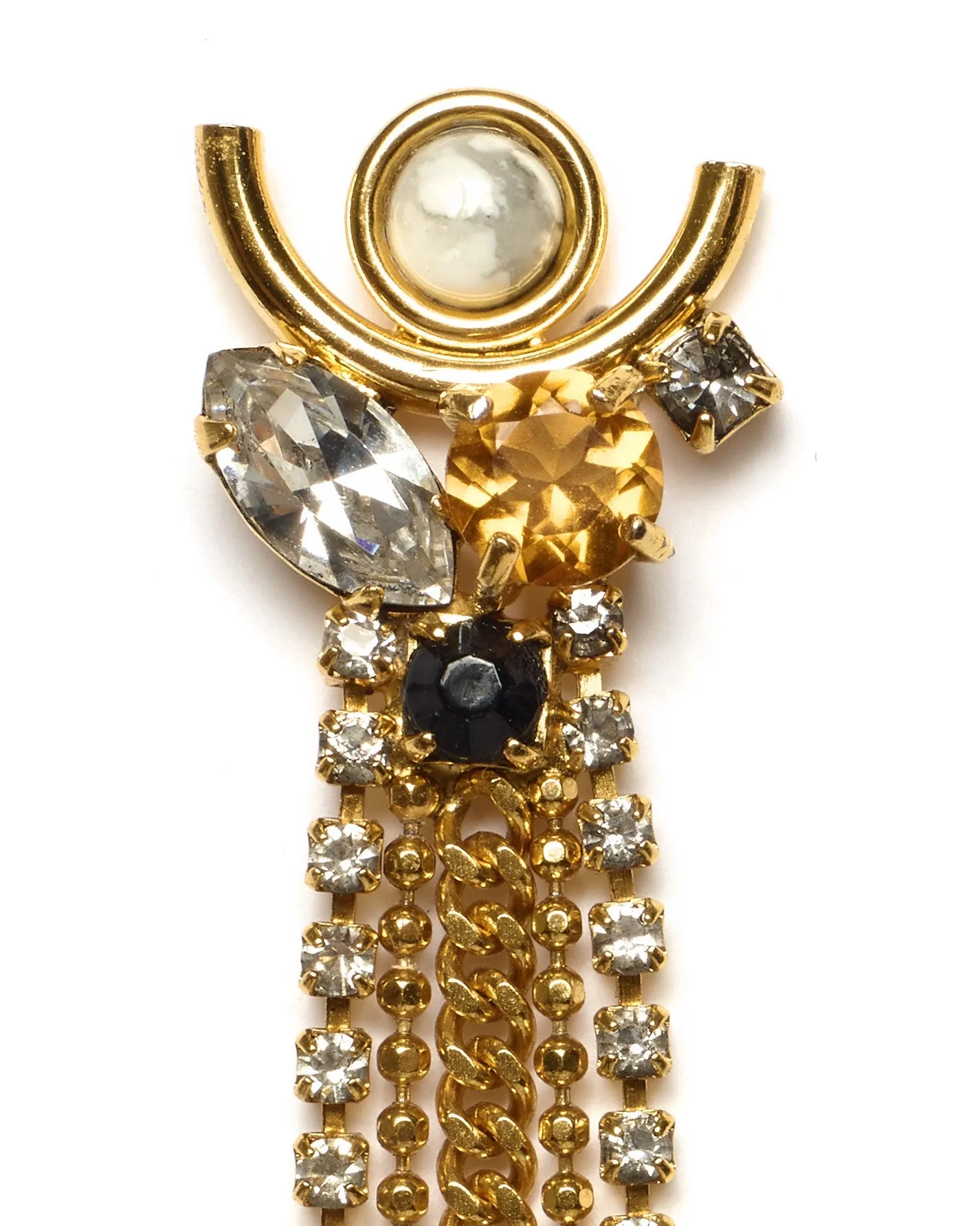 Lizzie Fortunato Te Amo Earrings | Gold