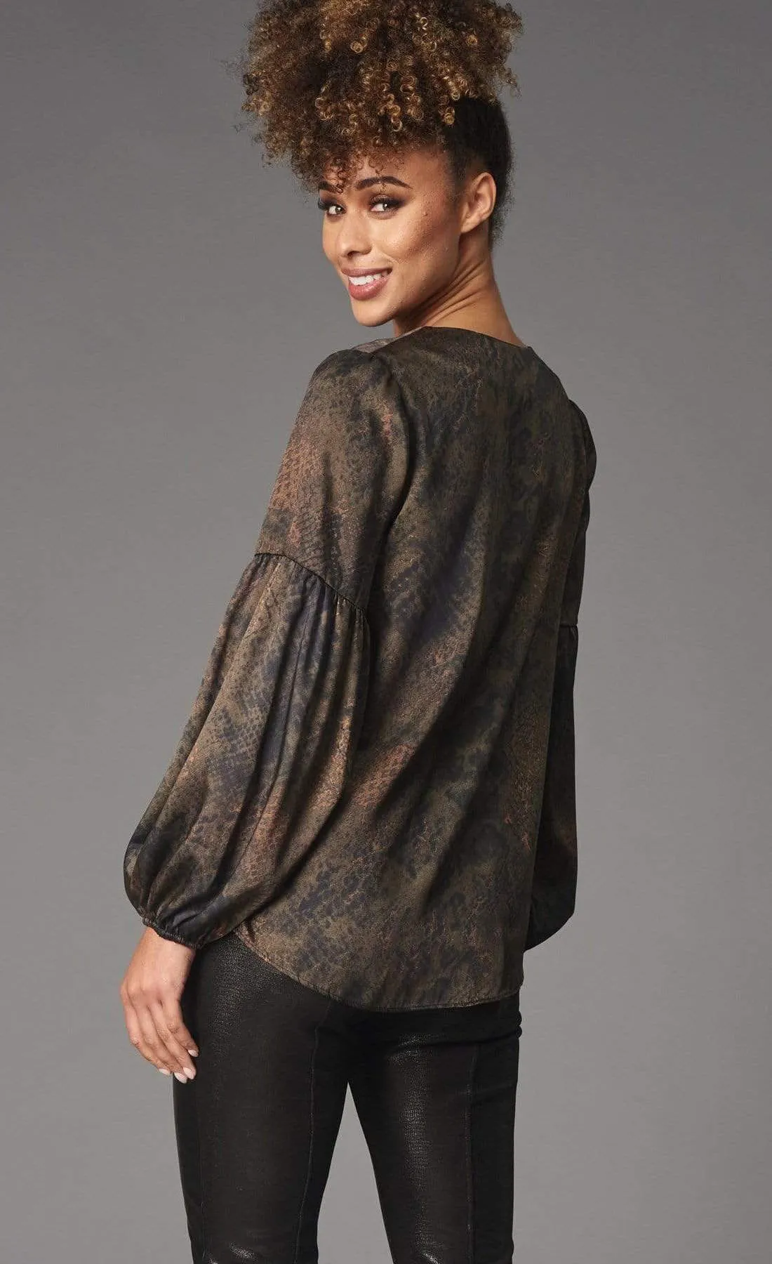Lola & Sophie Python top