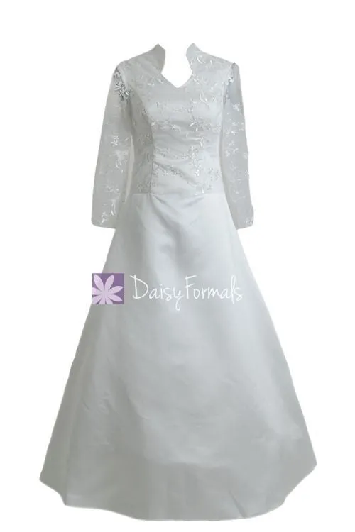 Long Sleeves Wedding Dresses Long Sleeves Lace Wedding Dresses (GSM013)