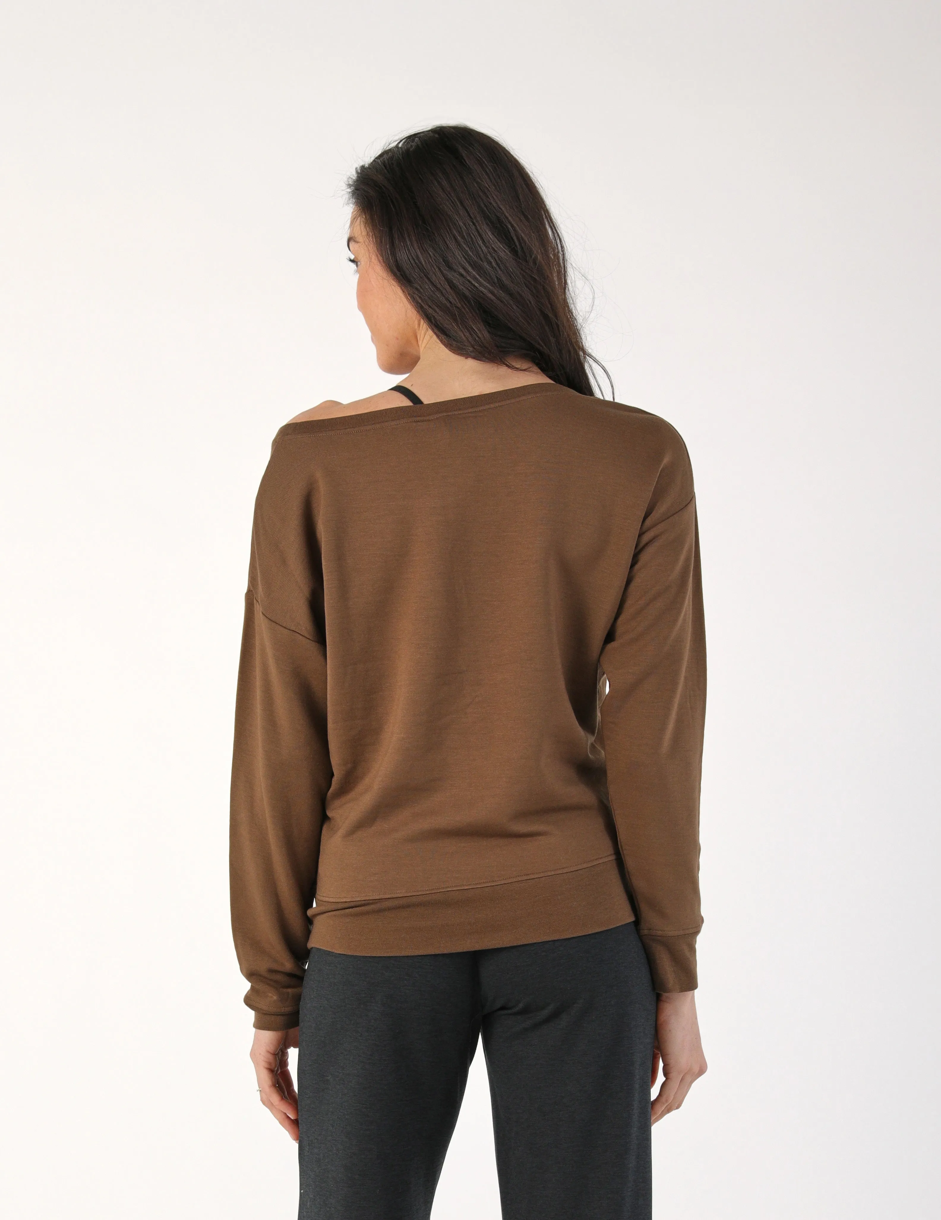 Lounge Off Shoulder: Chocolate