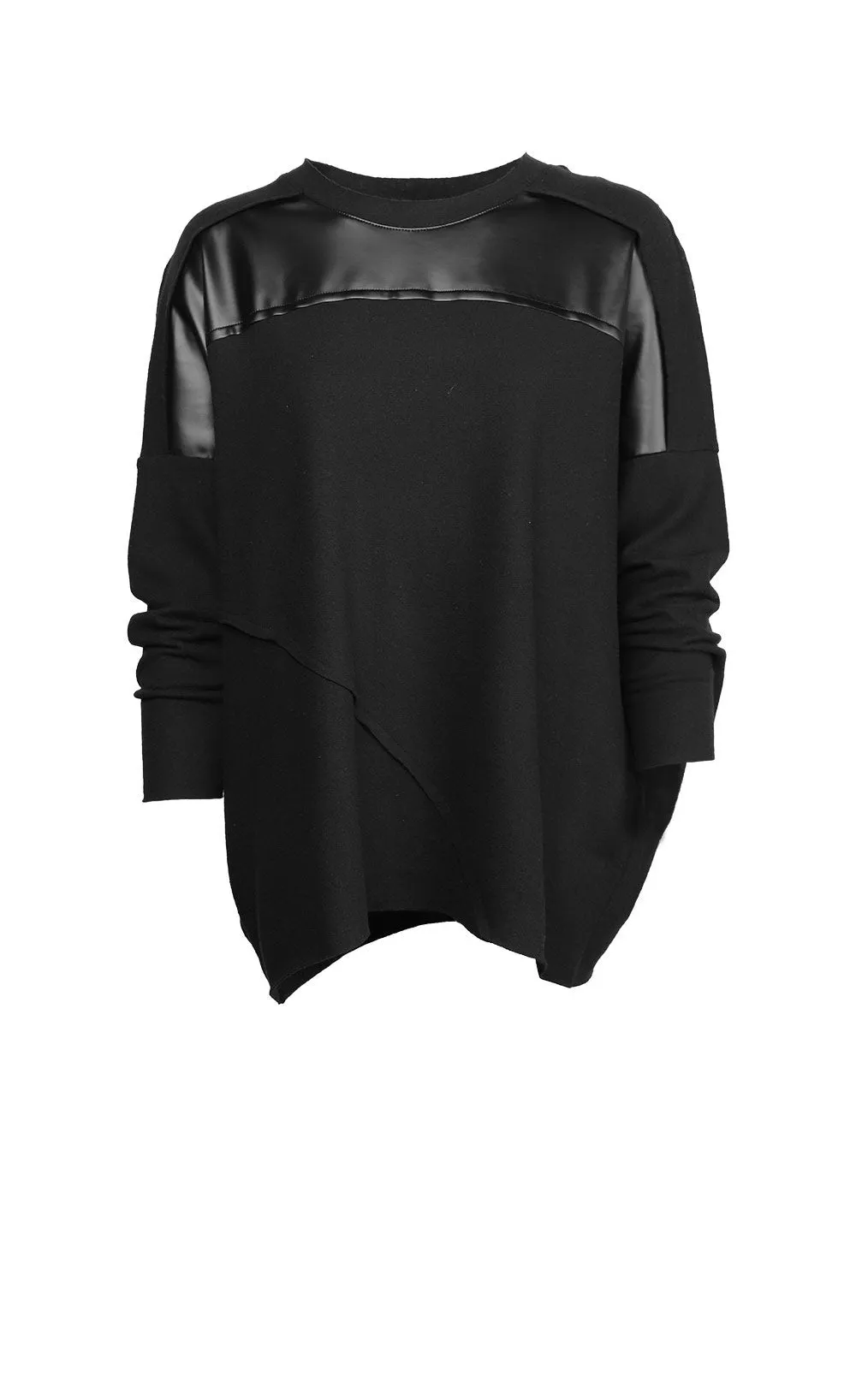Luukaa Faux Leather Top