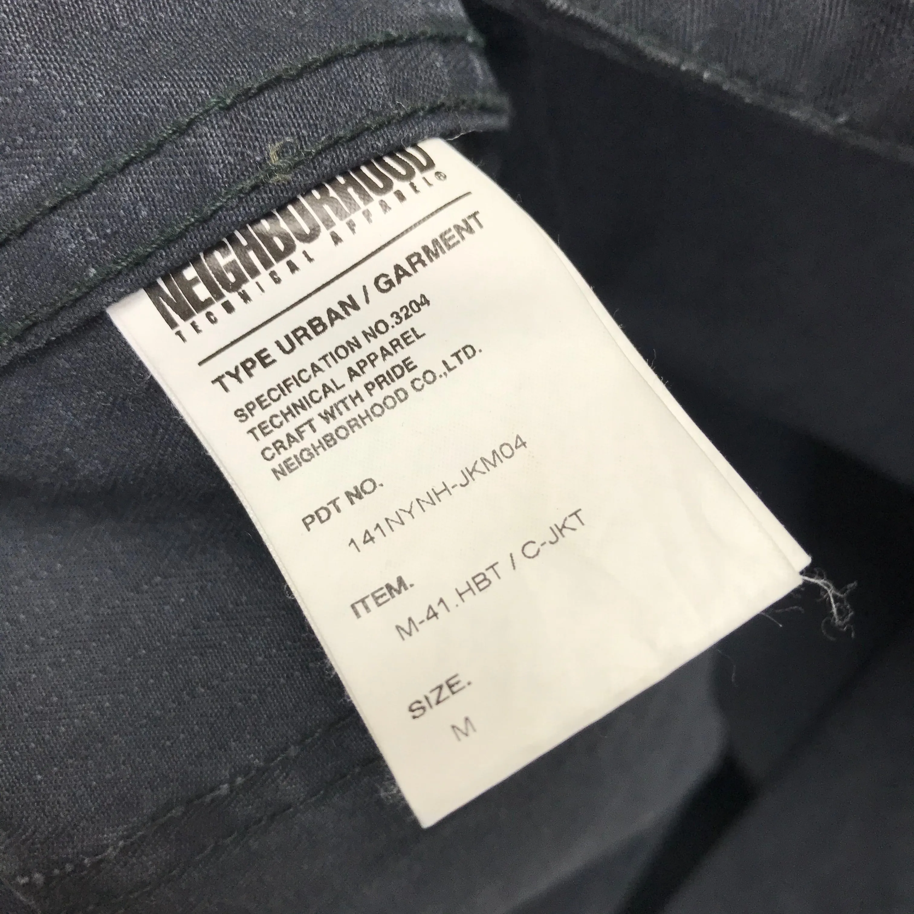 [M] Neighborhood 14SS M-41 HBT C-Jacket Navy