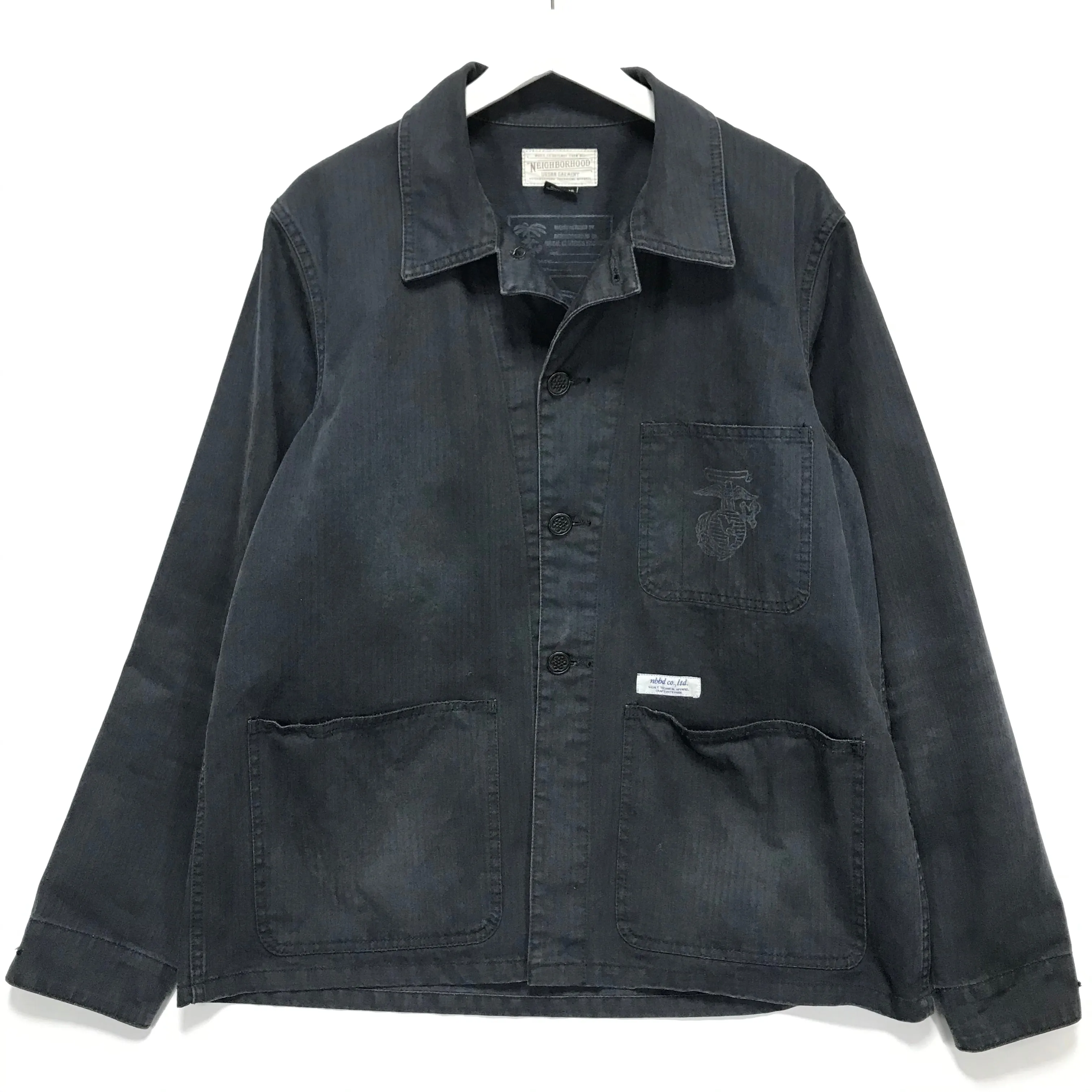 [M] Neighborhood 14SS M-41 HBT C-Jacket Navy