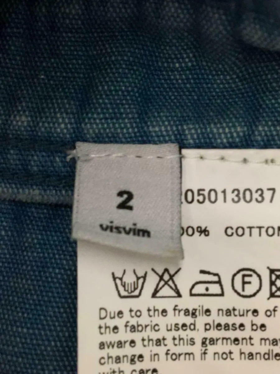 [M] Visvim 13AW Cunningham Smock Damaged Moleskin Indigo